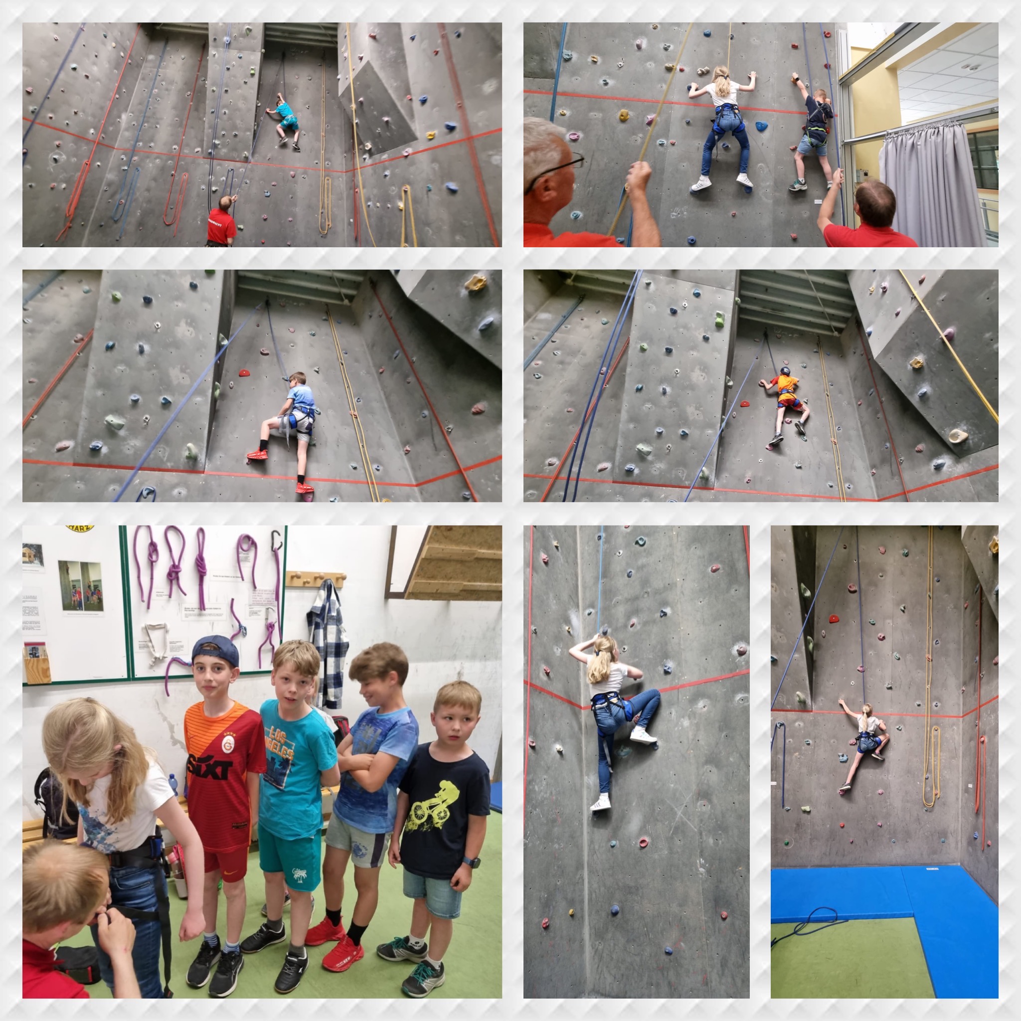 Read more about the article Unsere Kinder erklimmen die Kletterwände